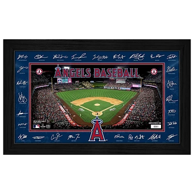 Highland Mint Los Angeles Angels 12" x 20" 2026 Signature Field Photograph - Facsimile Signatures