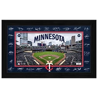 Highland Mint Minnesota Twins 12" x 20" 2026 Signature Field Photograph - Facsimile Signatures