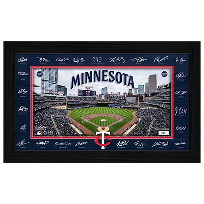 Highland Mint Minnesota Twins 12" x 20" 2026 Signature Field Photograph - Facsimile Signatures
