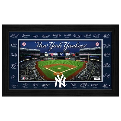 Highland Mint New York Yankees 12" x 20" 2026 Signature Field Photograph - Facsimile Signatures