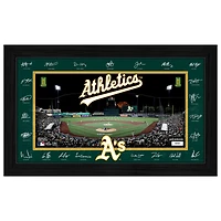 Highland Mint Athletics 12" x 20" 2026 Signature Field Photograph - Facsimile Signatures