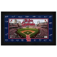 Highland Mint St. Louis Cardinals 12" x 20" 2026 Signature Field Photograph - Facsimile Signatures