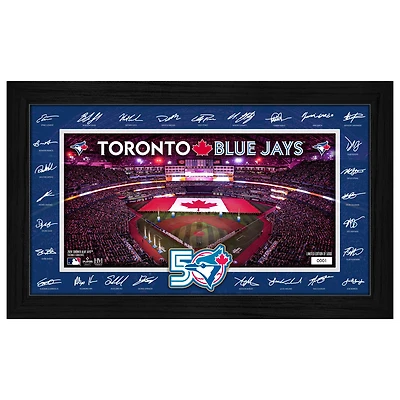 Highland Mint Toronto Blue Jays 12" x 20" 2026 Signature Field Photograph - Facsimile Signatures
