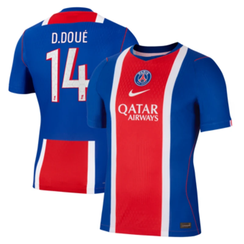 Men's Nike Désiré Doué Blue Paris Saint-Germain 2026/27 Home Match Authentic Jersey
