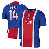 Men's Nike Désiré Doué Blue Paris Saint-Germain 2026/27 Home Match Authentic Jersey