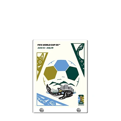 FIFA 8.5" x 11" World Cup 2026 Vancouver Host City Acrylic Plaque