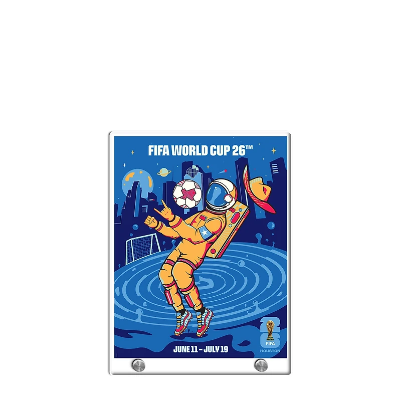 FIFA 8.5" x 11" World Cup 2026 Houston Host City Acrylic Plaque