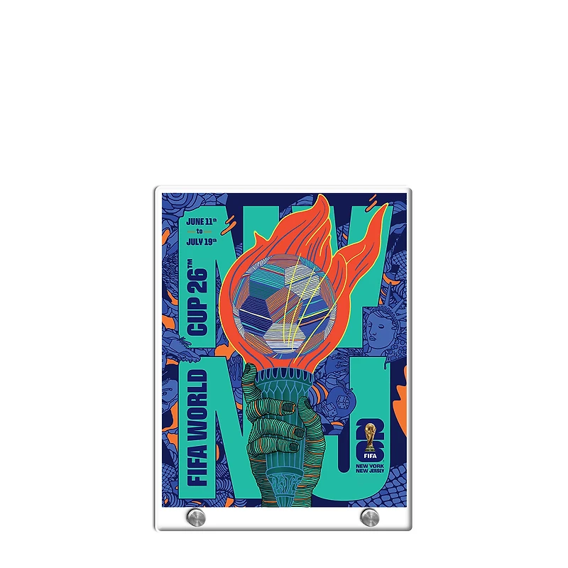 FIFA 8.5" x 11" World Cup 2026 New York/New Jersey Host City Acrylic Plaque