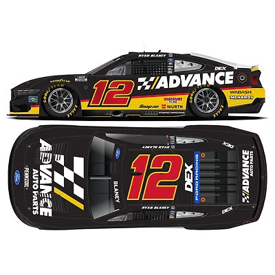 Action Racing Ryan Blaney 2026 #12 Advance Auto Parts 1:64 Regular Paint Die-Cast Ford Mustang Dark Horse