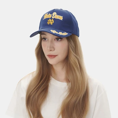 Women's ZooZatz Navy Notre Dame Fighting Irish Sweet Spirit A-Frame Adjustable Hat