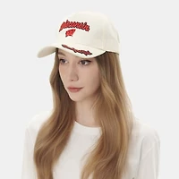 Women's ZooZatz Sand Wisconsin Badgers Sweet Spirit A-Frame Adjustable Hat