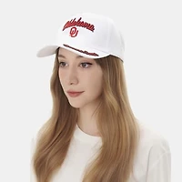 Women's ZooZatz White Oklahoma Sooners Sweet Spirit A-Frame Adjustable Hat