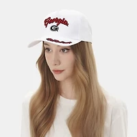 Women's ZooZatz White Georgia Bulldogs Sweet Spirit A-Frame Adjustable Hat