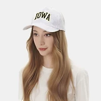 Women's ZooZatz Camo Iowa Hawkeyes Snow Camo A-Frame Adjustable Hat