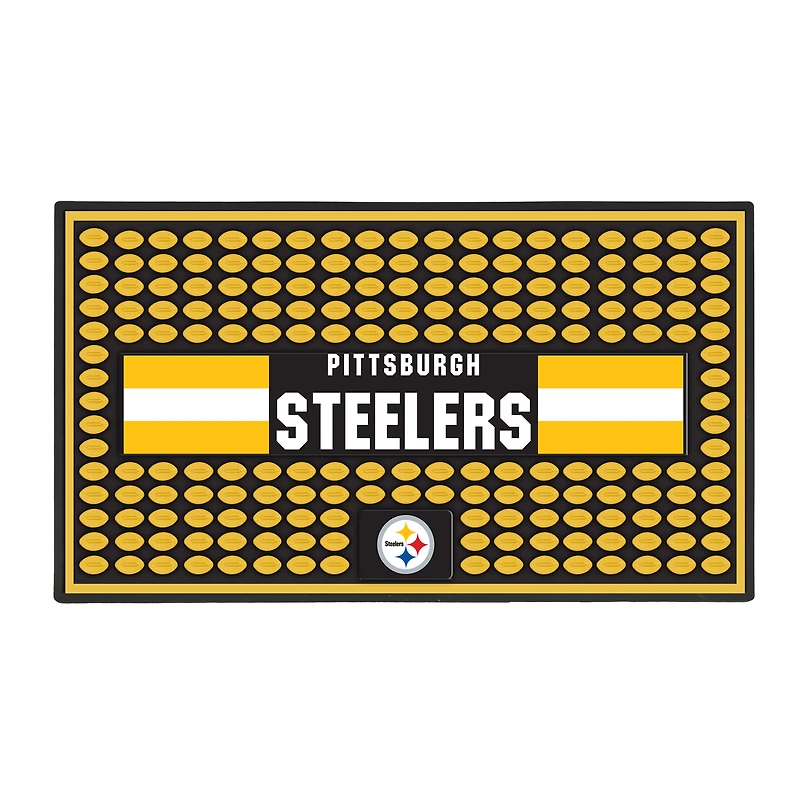 The Memory Company Pittsburgh Steelers Team Bar Mat