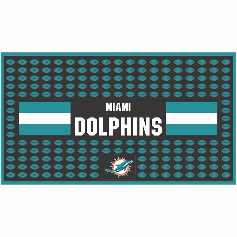 The Memory Company Miami Dolphins Team Bar Mat