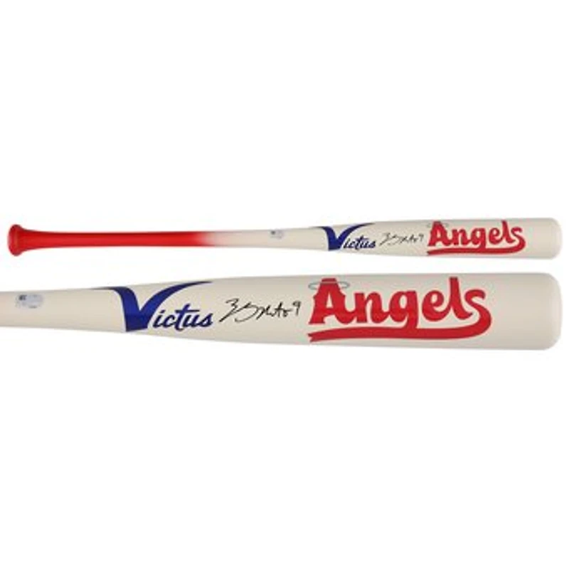 Zach Neto Los Angeles Angels Autographed Victus City Connect Bat