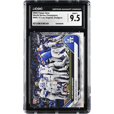 Los Angeles Dodgers 2025 Topps Now '25 World Series Champions #WS-15 CGC Authenticated Card