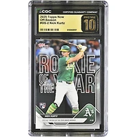 Nick Kurtz Athletics 2025 Topps Now '25 AL Rookie of the Year Award Winner Off-Season #OS-2 CGC Authenticated PRISTINE 10 Rookie Card