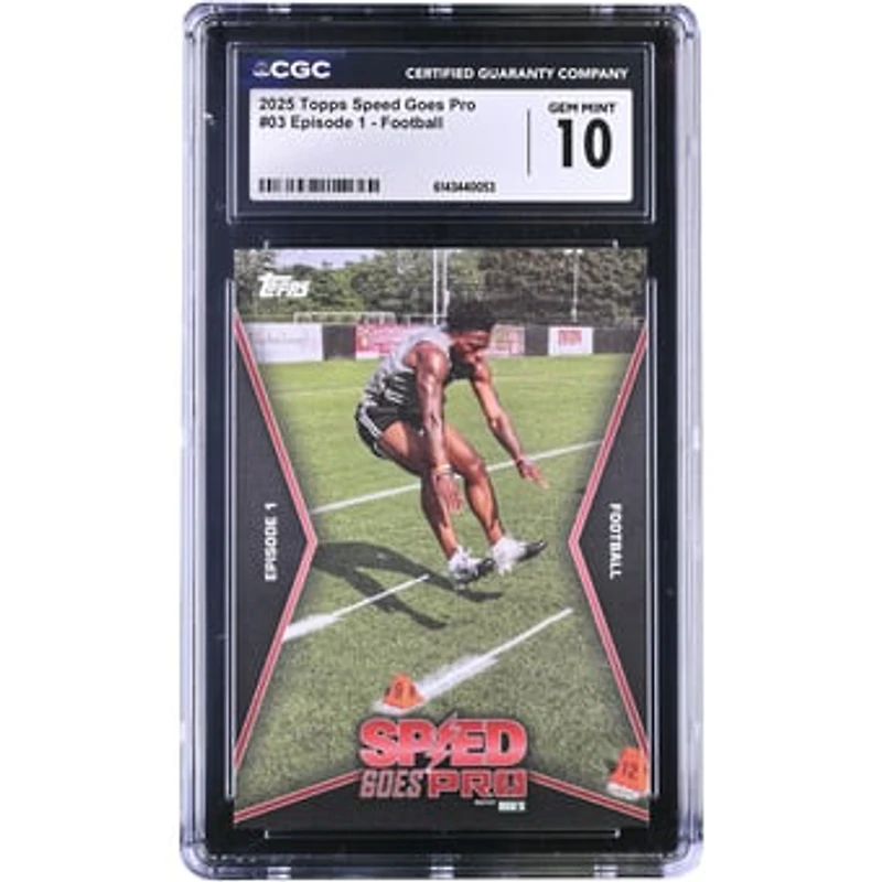 IShowSpeed 2025 Topps Speed Goes Pro Episode