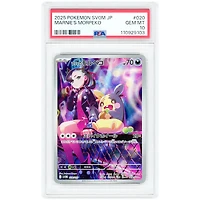 Marnie's Morpeko 2025 Pokemon Scarlet & Violet Japanese Promo #020 PSA Authenticated 10 Card