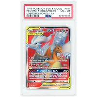 Reshiram & Charizard GX 2019 Pokemon Unbroken Bonds Ultra Rare #194 PSA Authenticated 8 Card