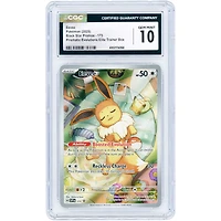 Eevee 2025 Pokemon Prismatic Evolutions ETB Black Star Promos #173 CGC Authenticated 10 Card