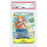 Nami 2026 One Piece EB03 Alternate Art #053 PSA Authenticated 10 Card