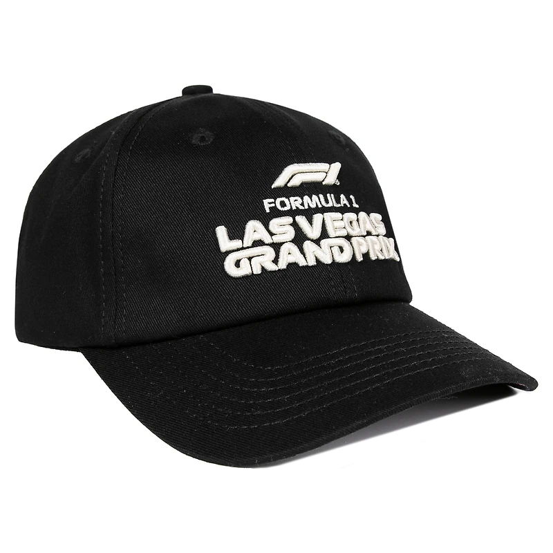 Men's Black Formula 1 Las Vegas Grand Prix Casino Carpet Adjustable Dad Hat
