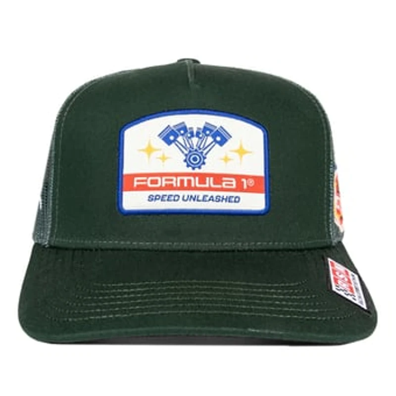 Men's Formula 1 x Pixar's Cars Forest Green 2026 Italian Grand Prix Foam Trucker Adjustable Hat