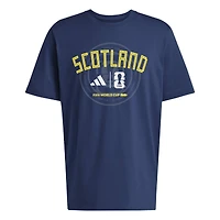 Men's adidas  Navy Scotland National Team 2026 FIFA World Cup Qualifier T-Shirt