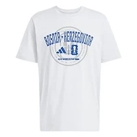 Men's adidas  White Bosnia & Herzegovina National Team 2026 FIFA World Cup Qualifier T-Shirt