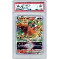 Charizard VSTAR 2022 Pokemon Brilliant Stars Ultra Rare #18 PSA Authenticated 10 Card