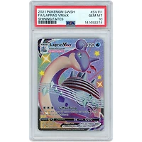 Lapras VMAX 2021 Pokemon Shining Fates Full Art Shiny Holo Rare #SV111 PSA Authenticated 10 Card