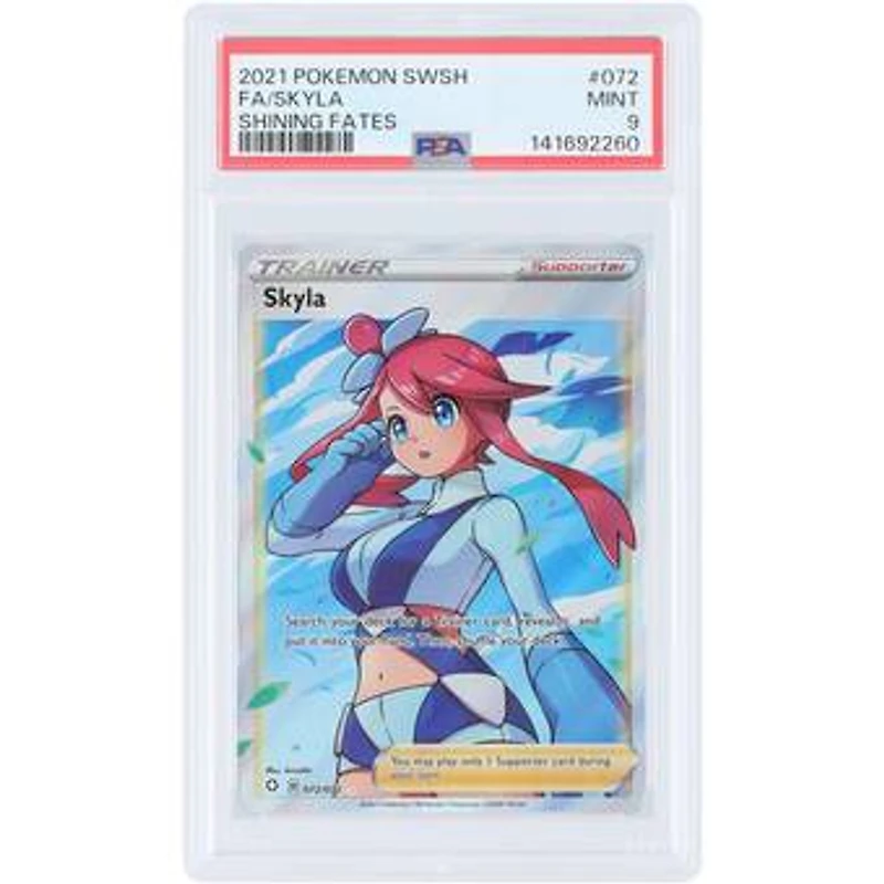 Skyla CC01PK0 2021 Pokemon Shining Fates Full Art #72 PSA Authenticated 9 Card