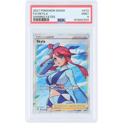 Skyla CC01PK0 2021 Pokemon Shining Fates Full Art #72 PSA Authenticated 9 Card