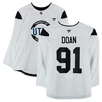 Josh Doan Utah Mammoth Practice-Used #91 Jersey from the 2024-25 NHL Season