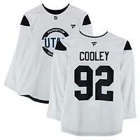 Logan Cooley Utah Mammoth Practice-Used #92 Jersey from the 2024-25 NHL Season