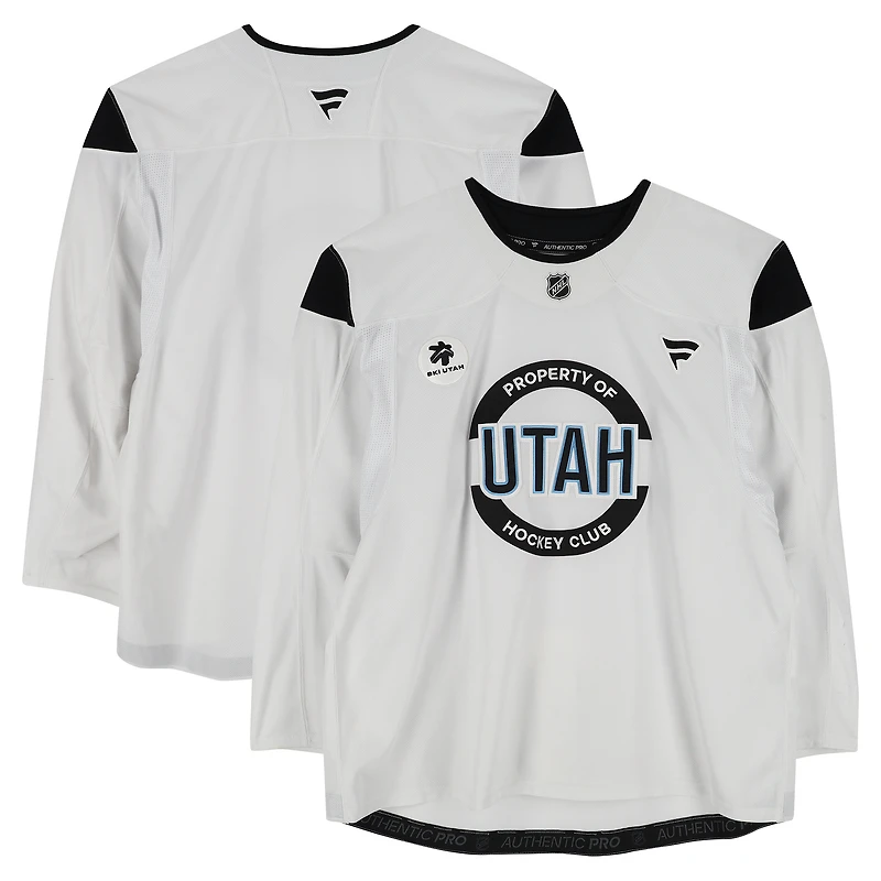 Utah Hockey Club Team-Issued White Jersey from the 2024-25 NHL Season