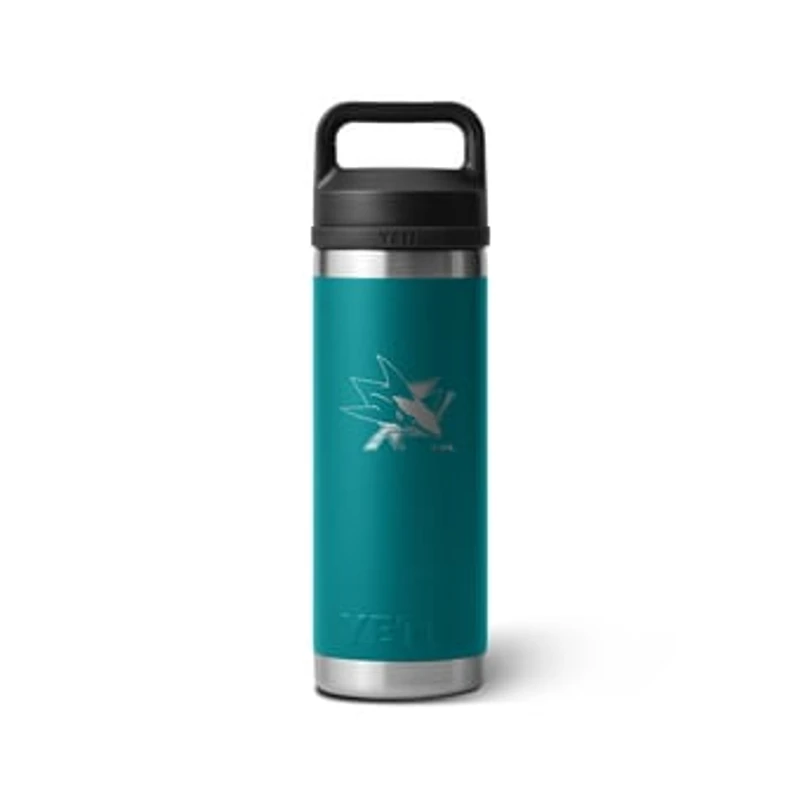 YETI San Jose Sharks 18oz. Rambler Chug Water Bottle