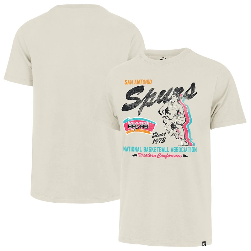 Men's Profile  Cream San Antonio Spurs Big & Tall T-Shirt