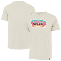 Men's Profile  Cream San Antonio Spurs Big & Tall Logo T-Shirt