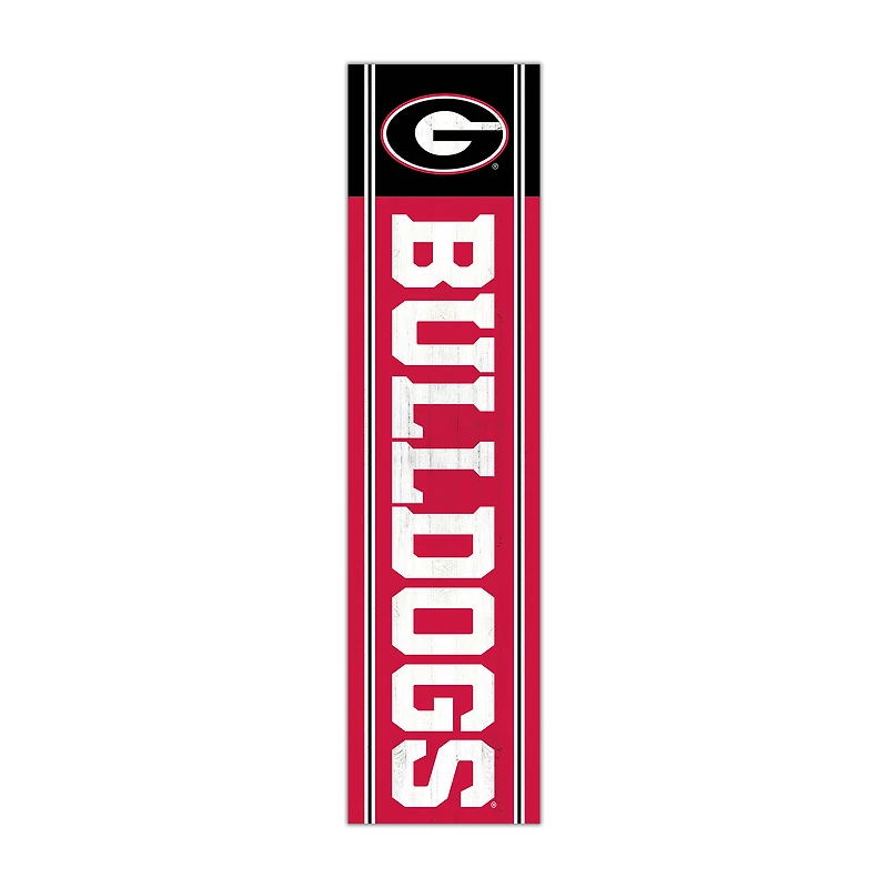 Georgia Bulldogs 48" Team Name with Logo Leaner