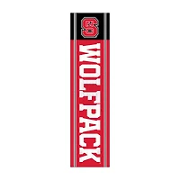 NC State Wolfpack 48" Team Name with Logo Leaner