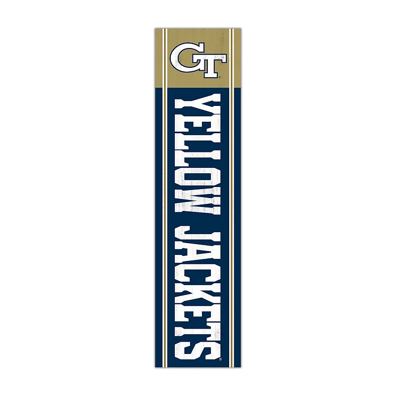 Georgia Tech Yellow Jackets 48" Team Name with Logo Leaner
