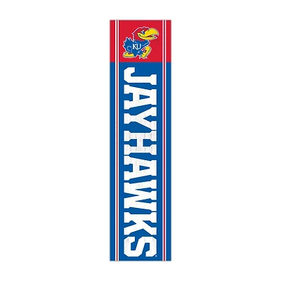 Kansas 48" Team Name with Logo Leaner
