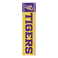 LSU Tigers 48" Team Name with Logo Leaner