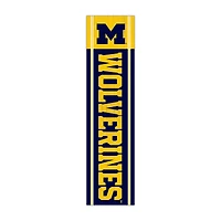 Michigan Wolverines 48" Team Name with Logo Leaner