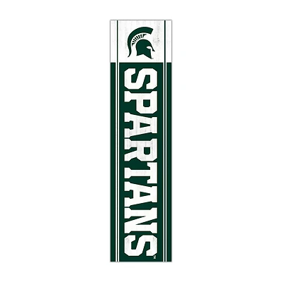 Michigan State Spartans 48" Team Name with Logo Leaner