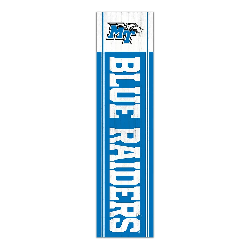MTSU Blue Raiders 48" Team Name with Logo Leaner